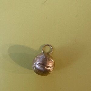 Yellow Gold Volleyball Charm